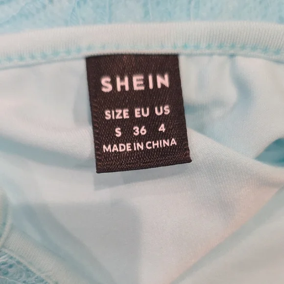 Mint Blue Lace Skirt & Tank Set - Picture 10 of 10